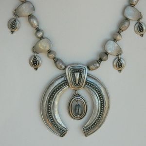 Chico’s Squash Blossom Necklace & Earrings